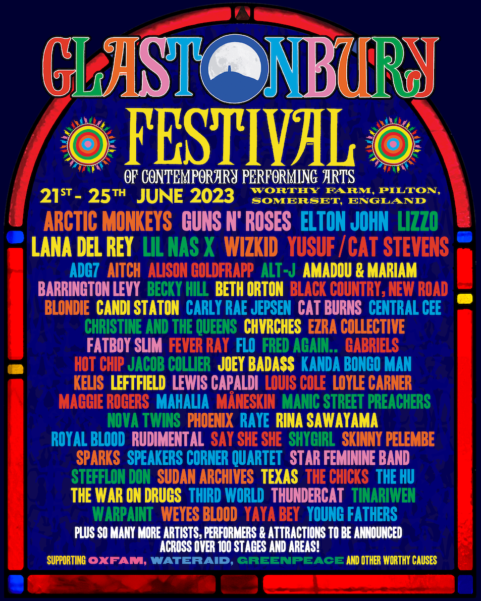 Glastonbury Festival 2023 lineup