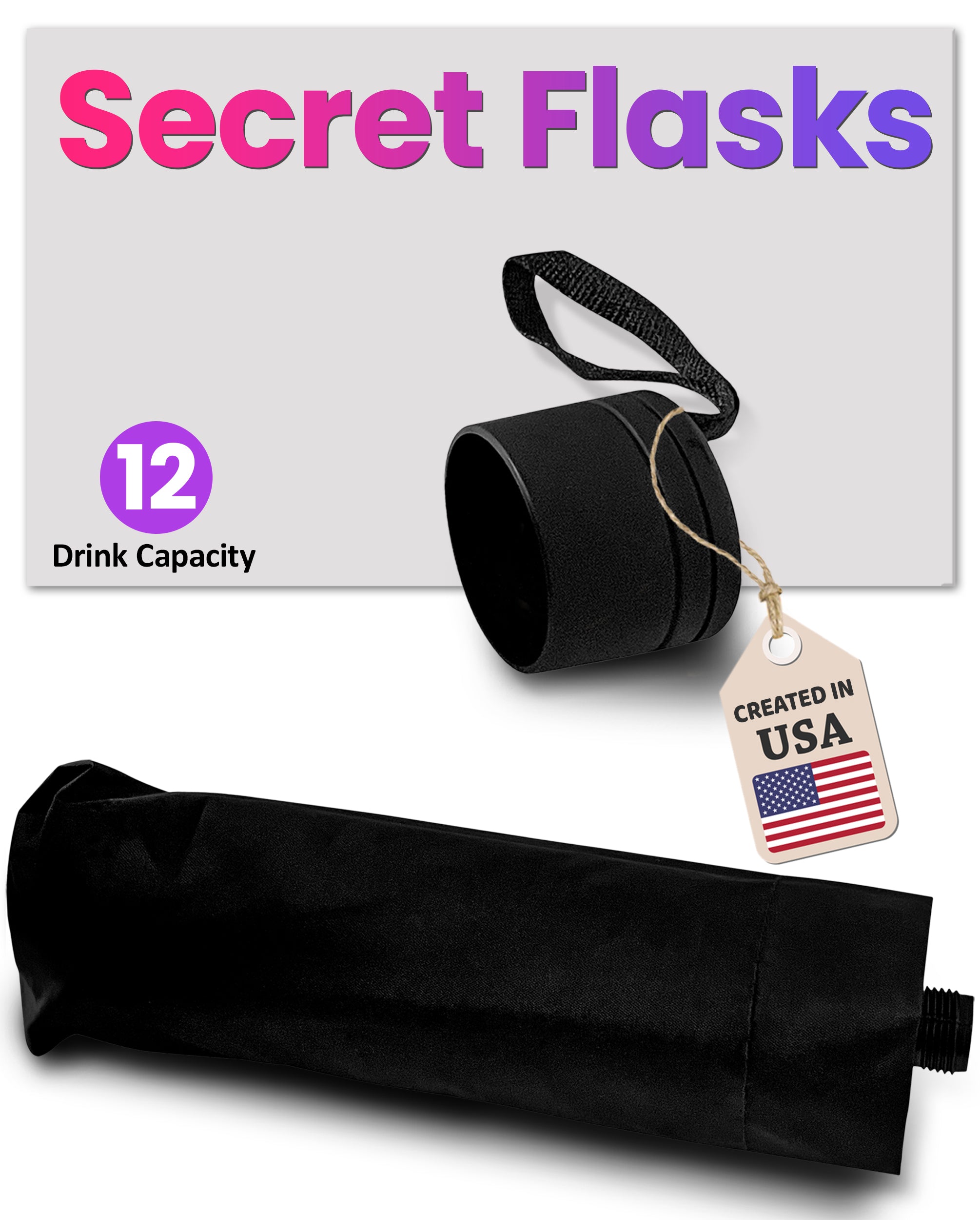 Umbrella Flask - 6 Drink Capacity